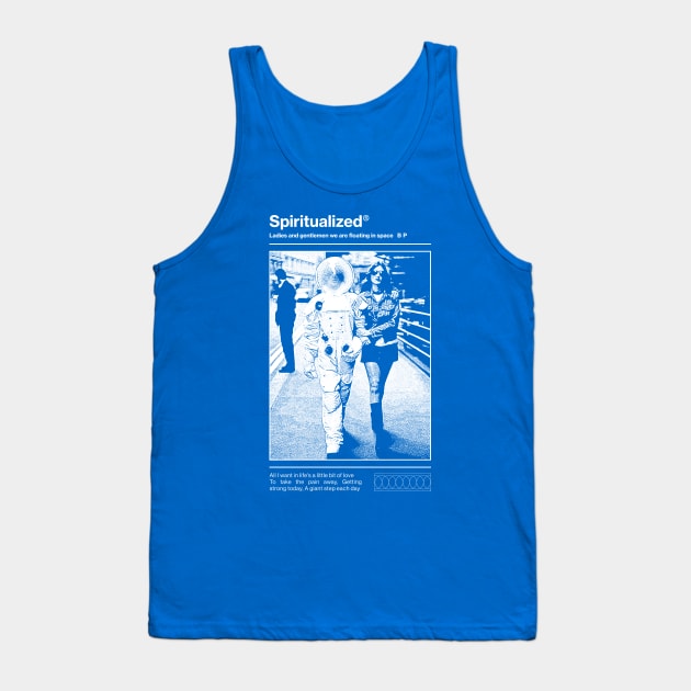 Spiritualized - Floating In Space fanmade Tank Top by fuzzdevil